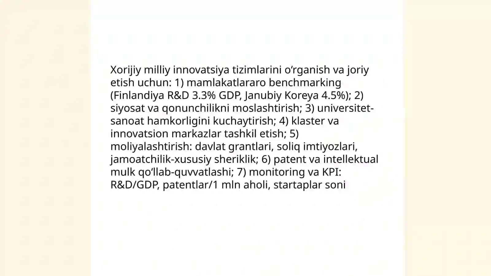 Innovatsion menejmentni rivojlantirishda xorijiy tajribalardan foydalanish 3