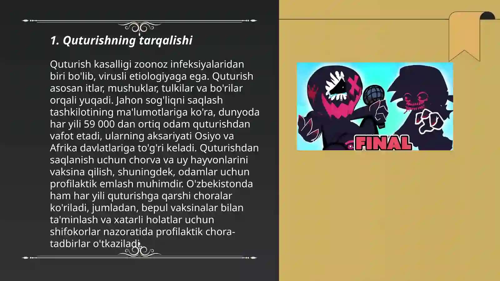 Tashqi qoplam infeksiyalari: quturish va kuydurgi 3