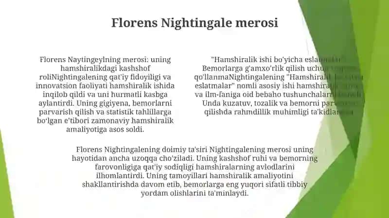 Bemorlarni Parvarishlash Haqidagi Qaydlarim 3