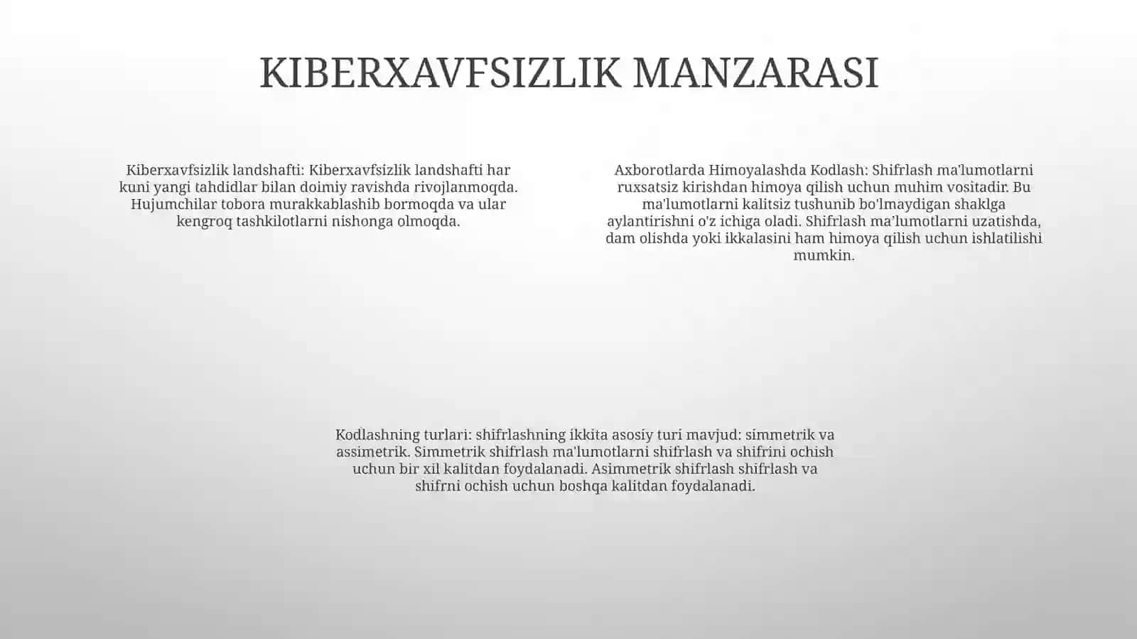 Axborotlarda Himoyalashda Kodlash 3