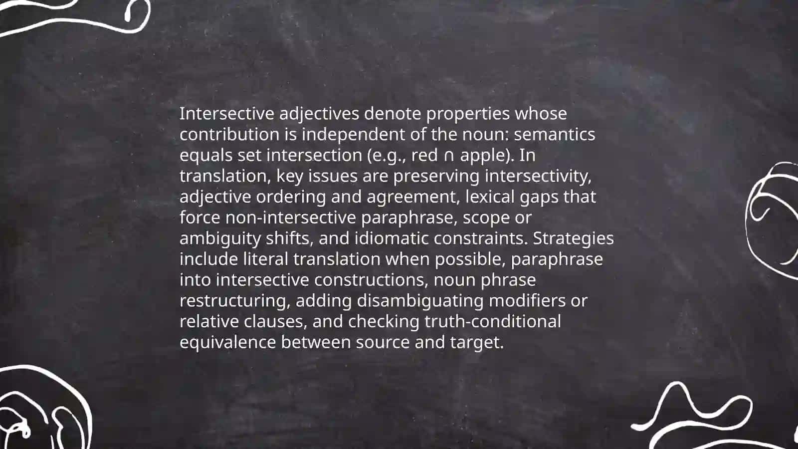 Semantic types of adjectives in translation 3