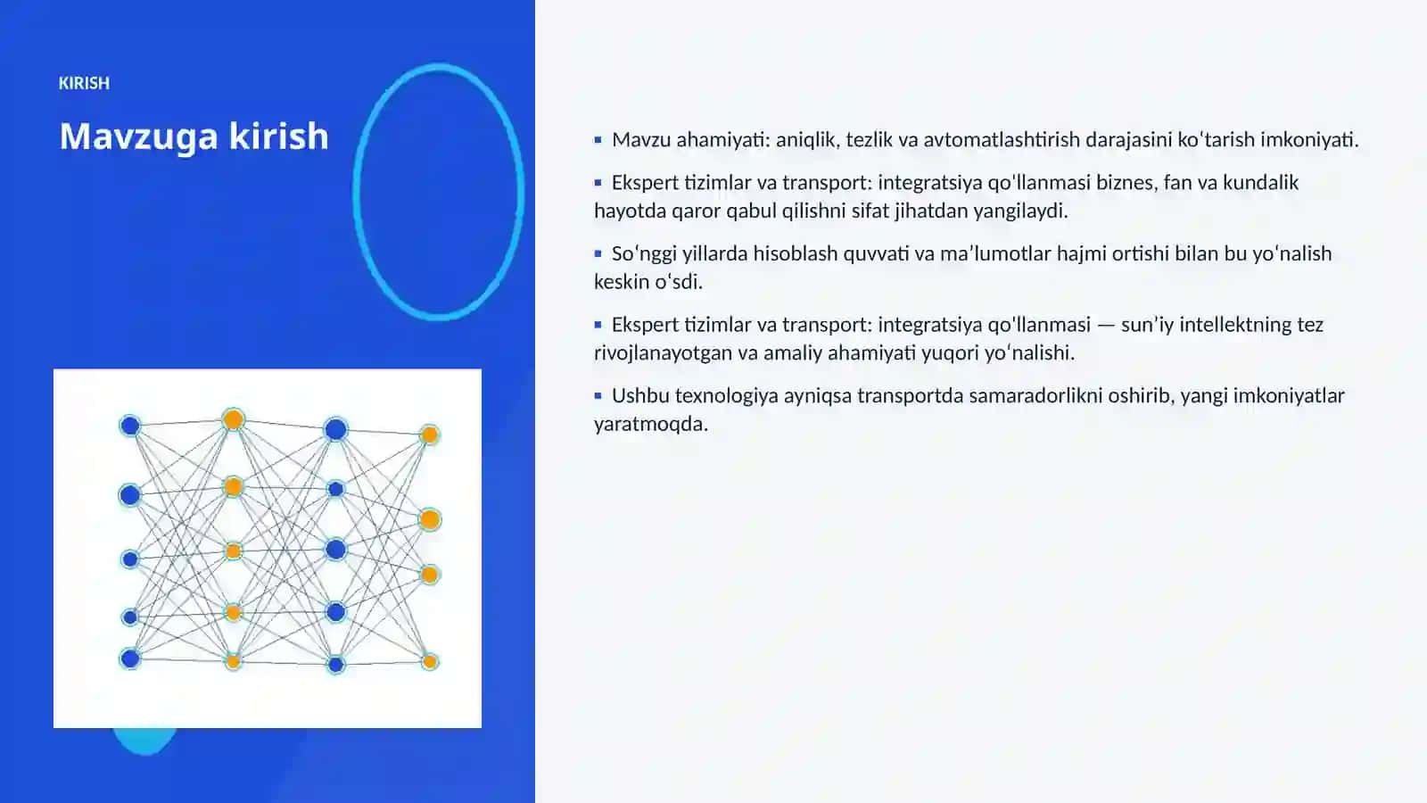 Ekspert tizimlar va transport: integratsiya qo'llanmasi 3