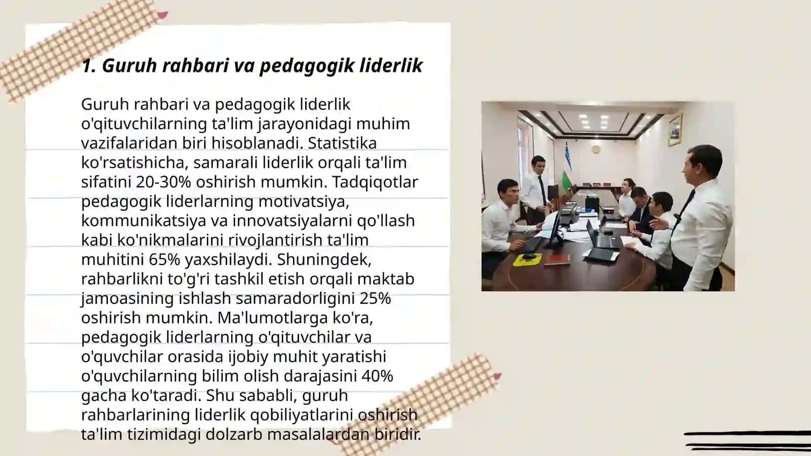 Guruh rahbari va pedagogik liderlik 3