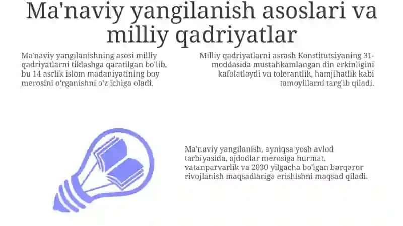 Ma'naviy yangilanish asoslari va milliy qadriyatlar 3