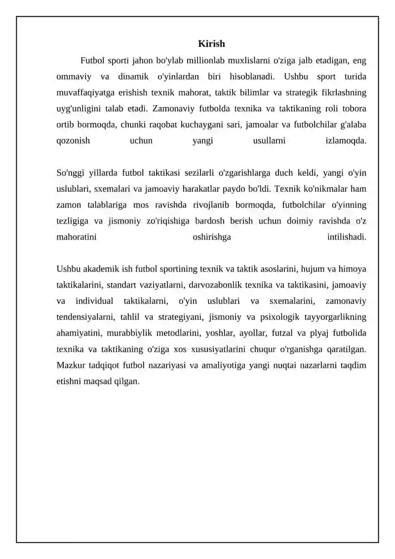Futbol texnikasi va taktikasining asosiy tamoyillari 3