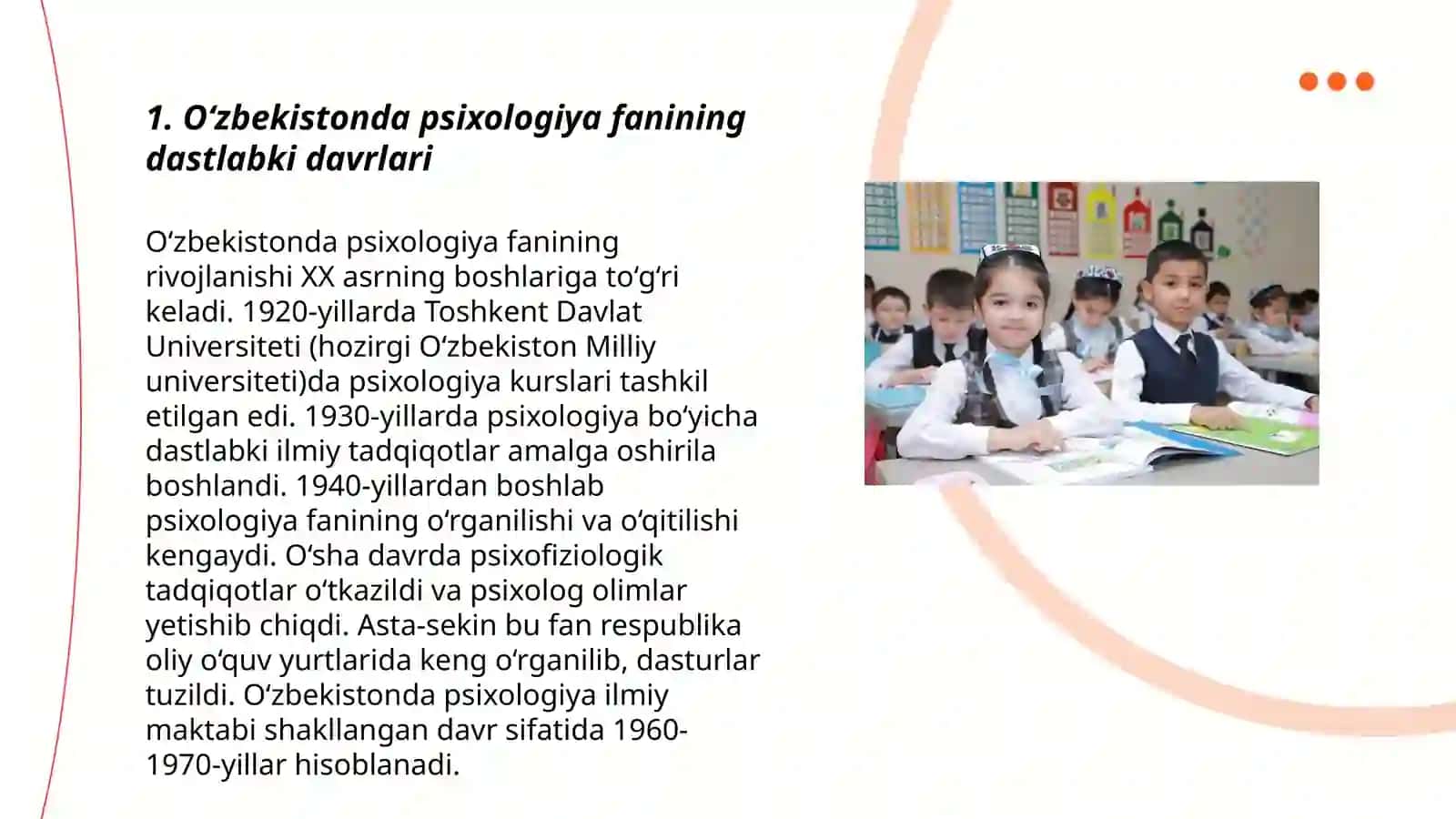 O‘zbekistonda pisxologiya fanining rivojlanish tarixi 3
