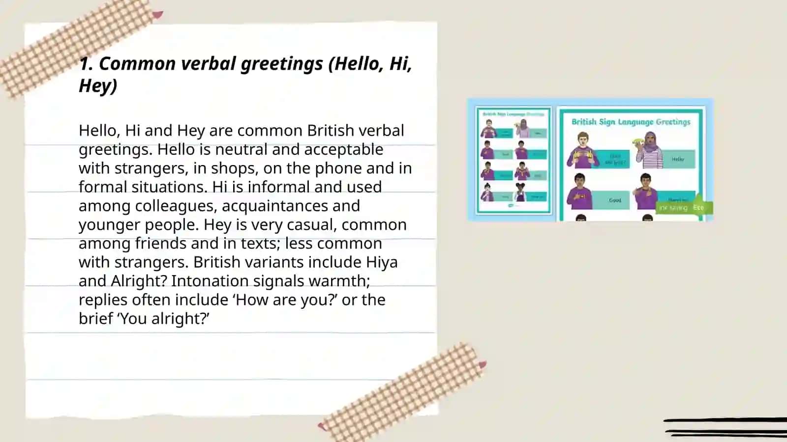 Greetings in Britain 3