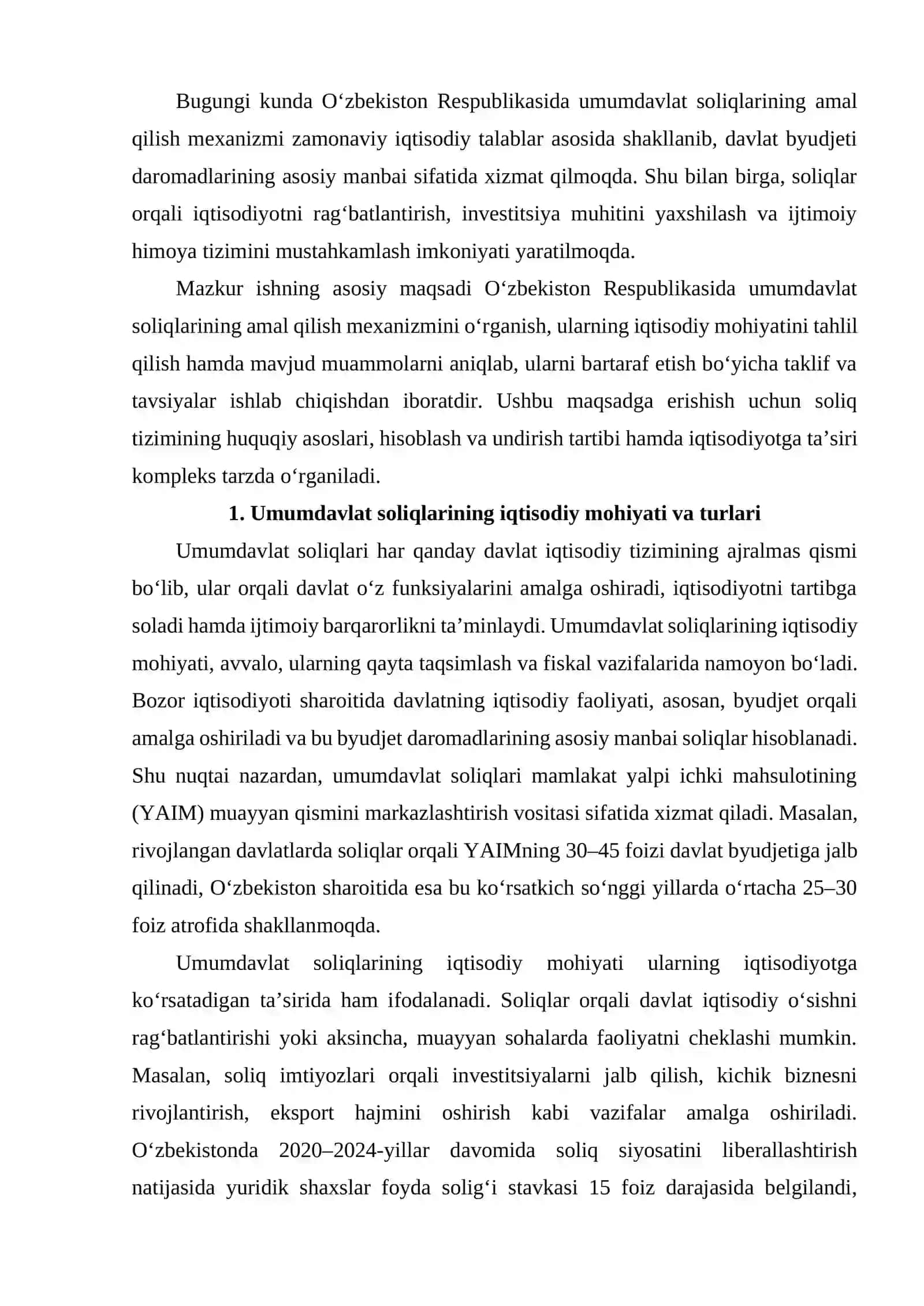 O‘zbekiston Respublikasida umumdavlat soliqlarining amal qilish   mexanizmi 3