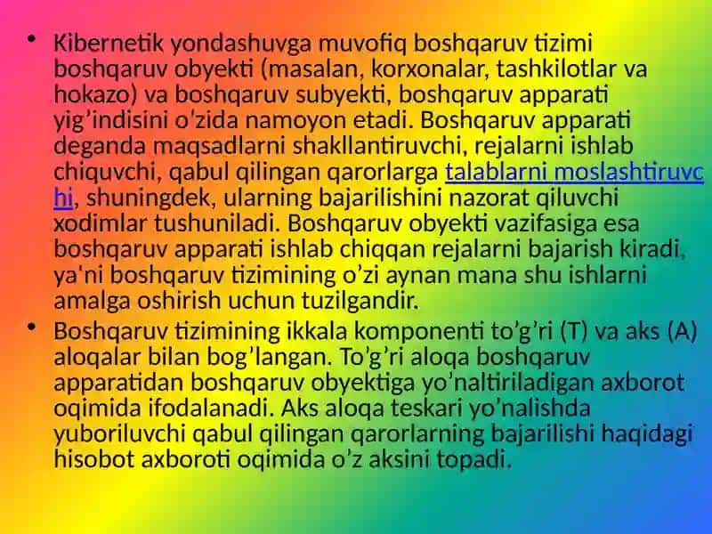 Axborot tizimlari 3