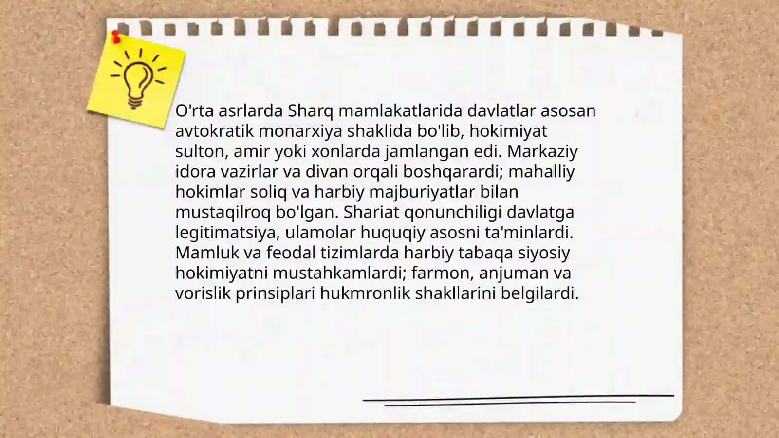 O'rta asrlarda Sharq mamlakatlari davlati va huquqi 3