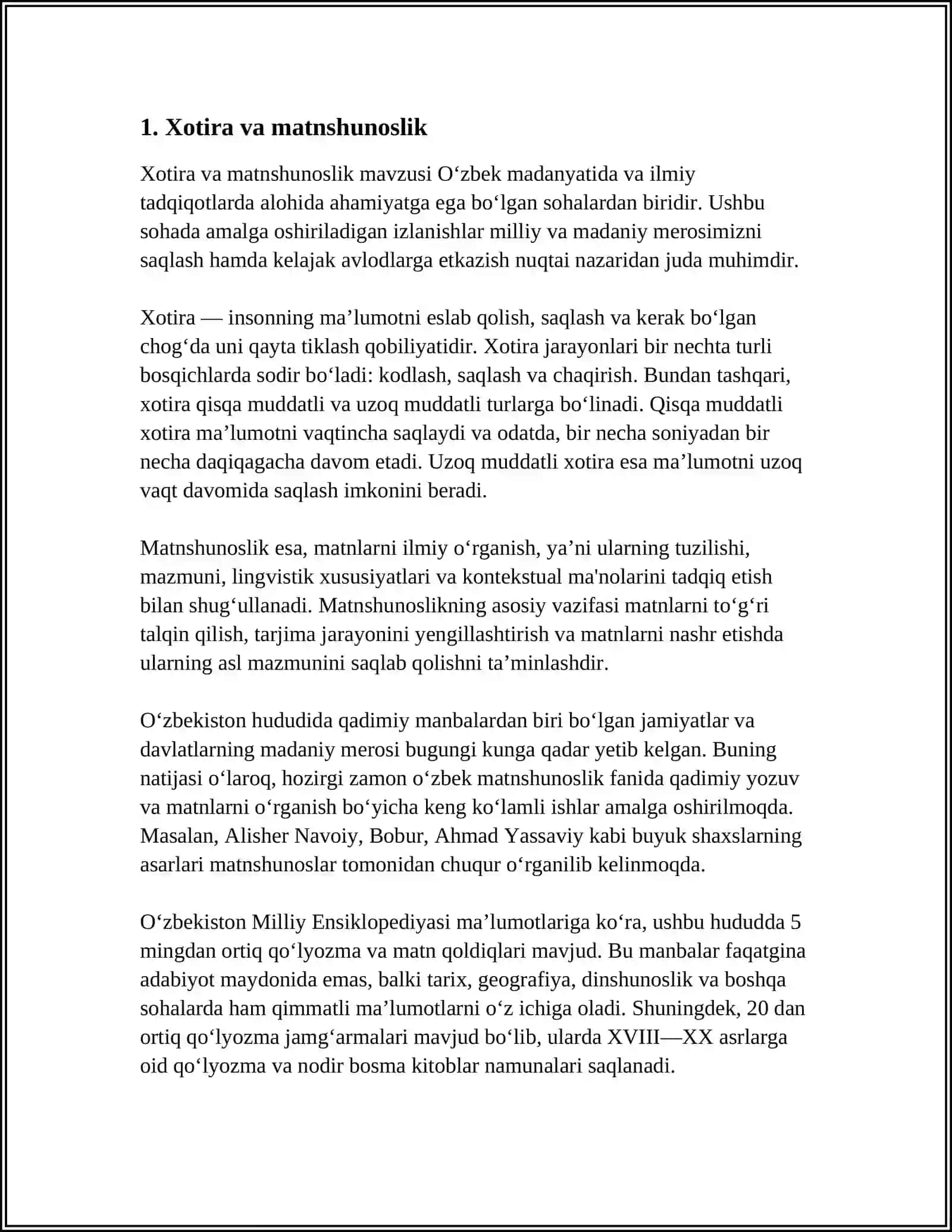 Xotira va matnshunoslik 3