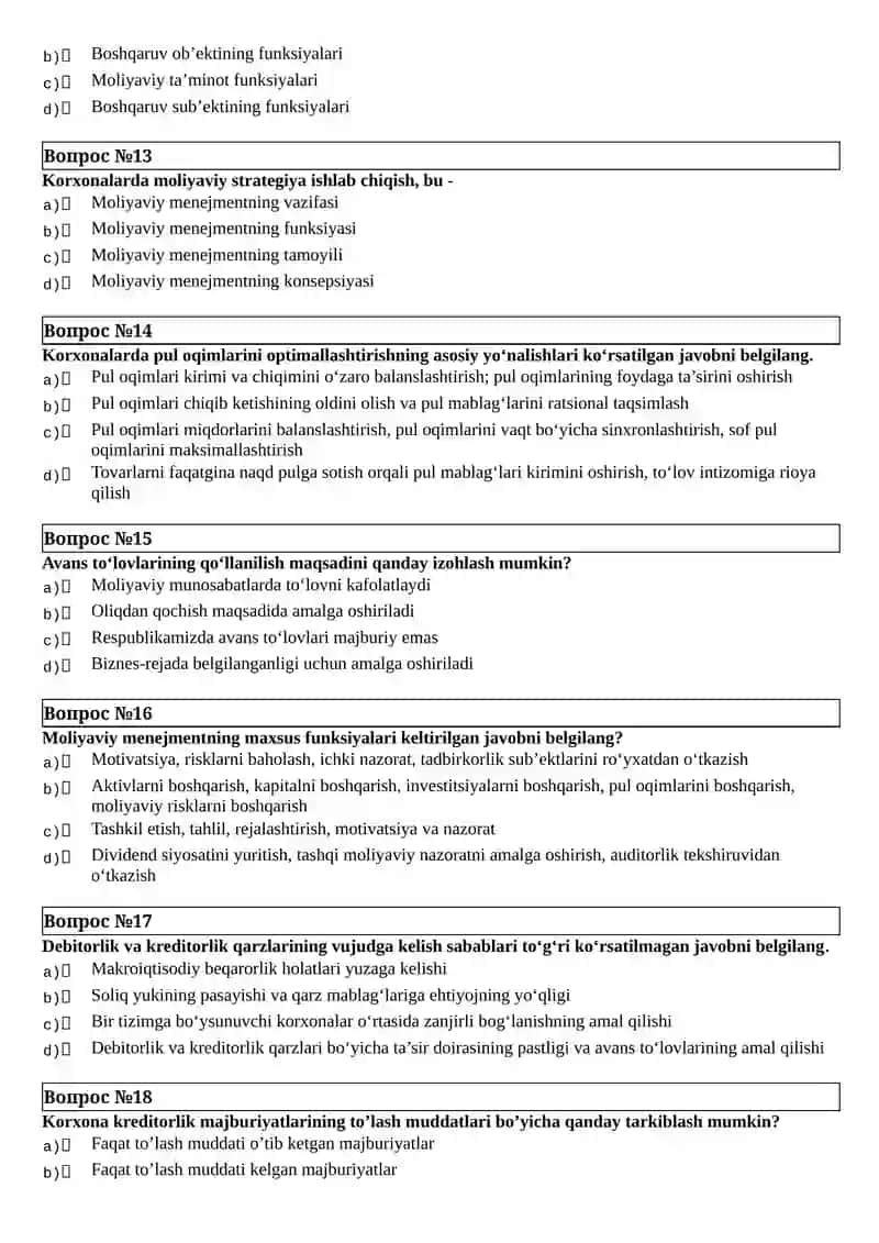 FINANCIAL MANAGEMENT 3
