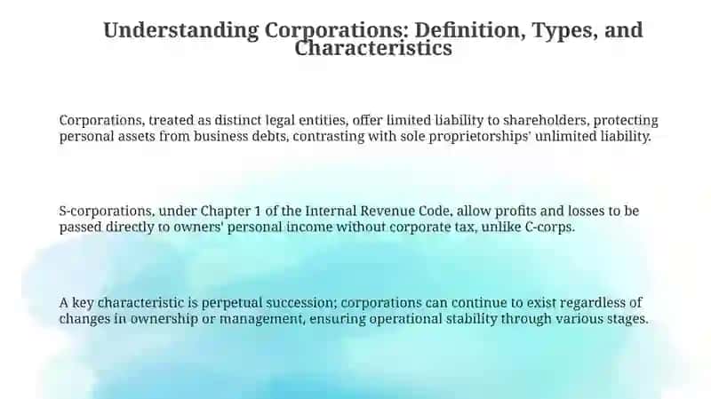 Understanding Corporations: Definition, Types, and Characteristics 3