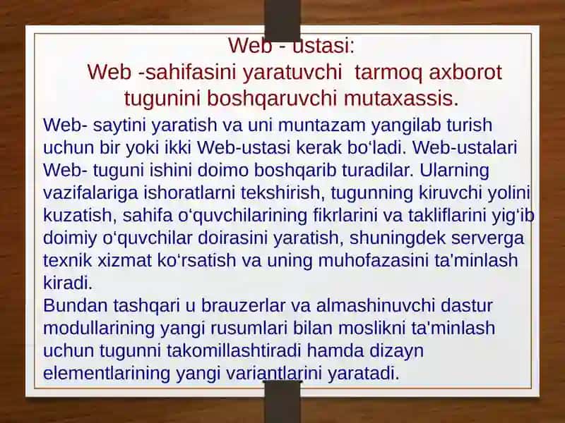 Web-sahifada matn joylashtirish 3