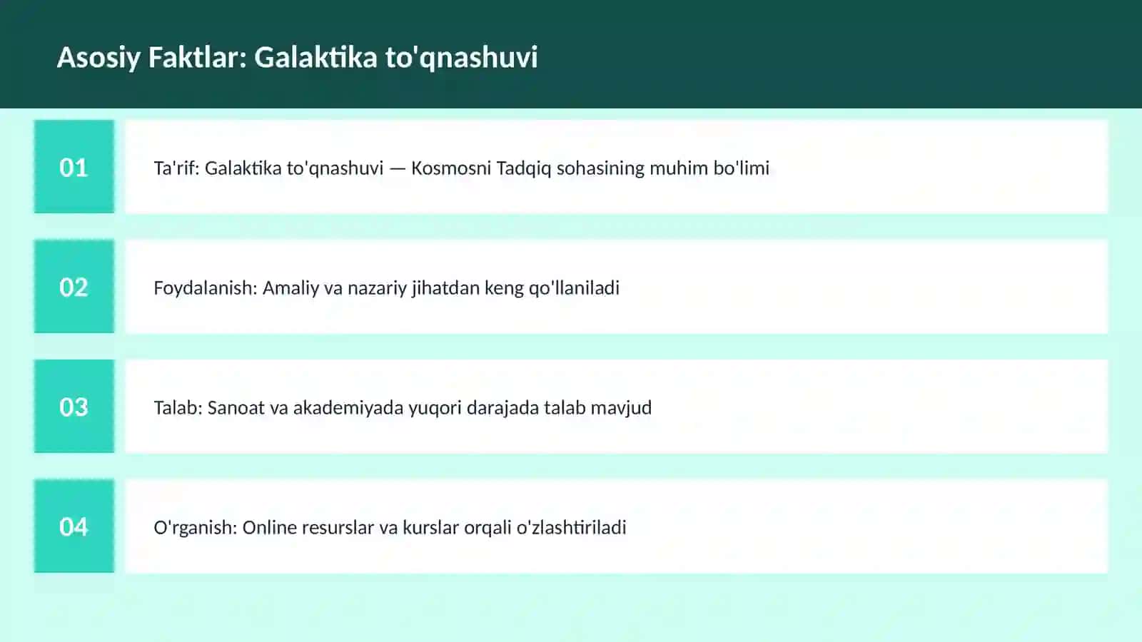 Galaktika to'qnashuvi 3