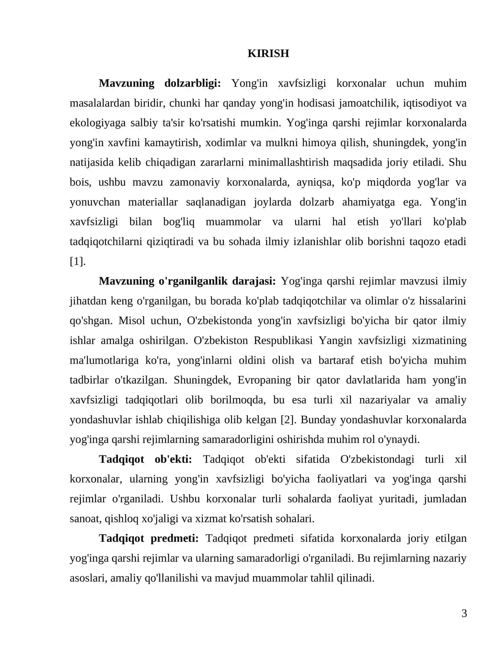Korxonalarda yogʻinga qarshi rejimlar 3