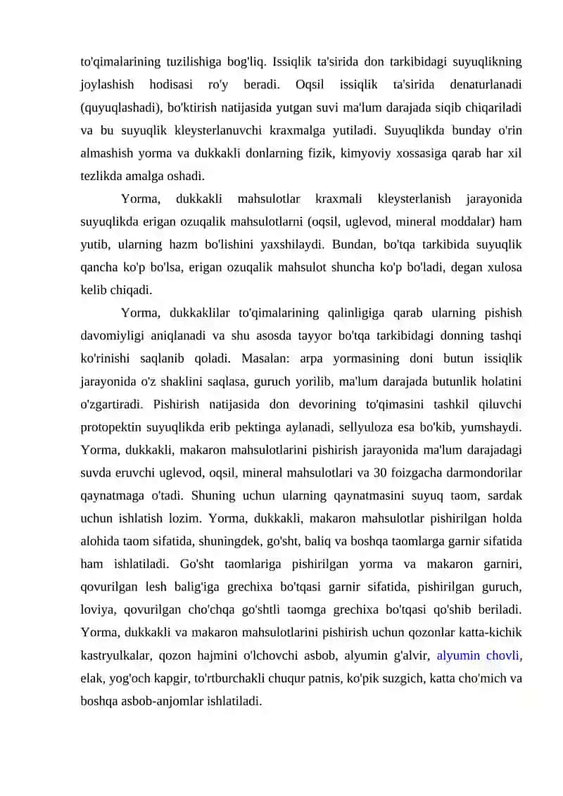 Yorma va Makaron Taomlarini Tayyorlash 3