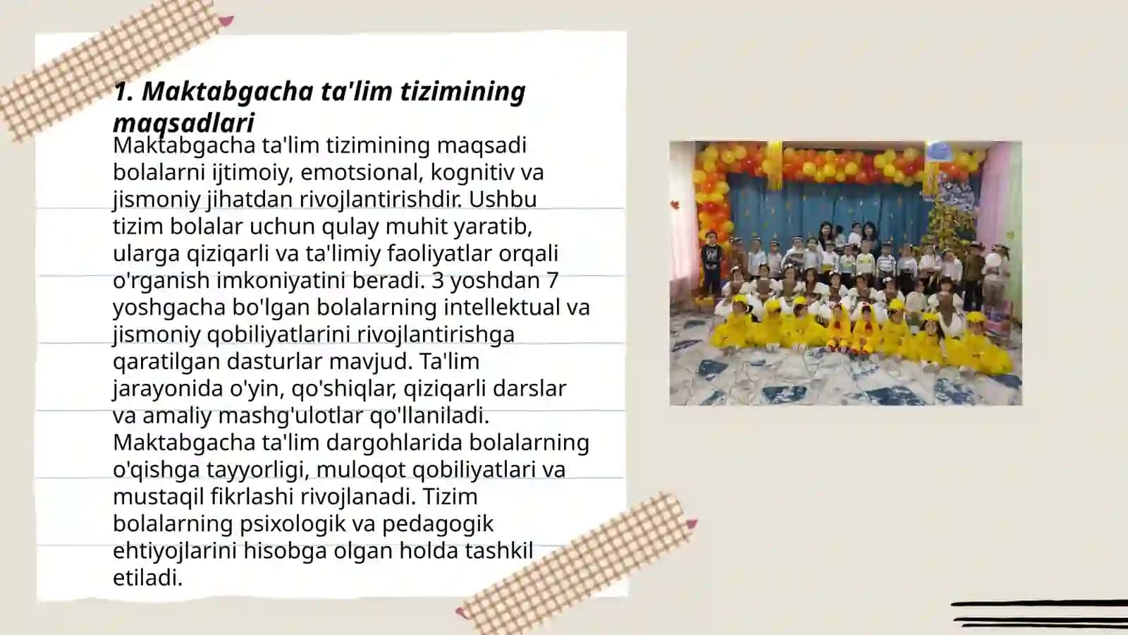 Maktabgacha ta'lim tarbiya fanining barkamol insonni tarbiyasidagi órni 3