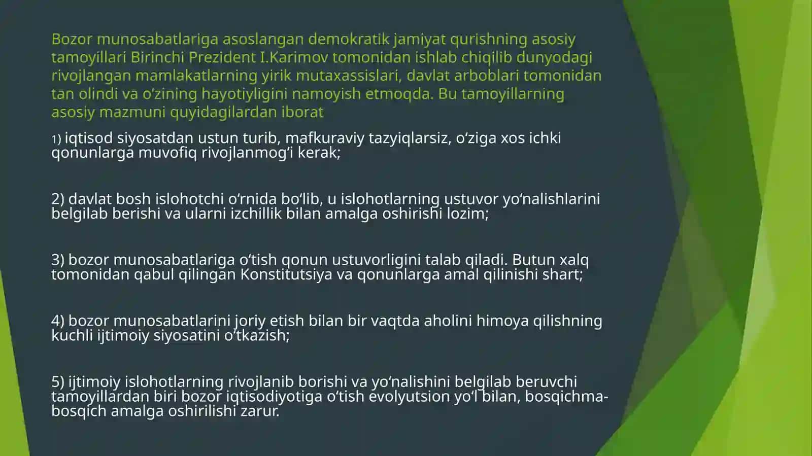 O’zbekistonda bozor munosabatlarining rivojlanishi 3