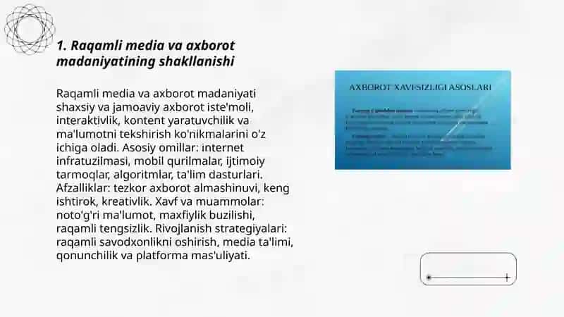 Raqamli media va axborot madaniyatining shakllanishi 3