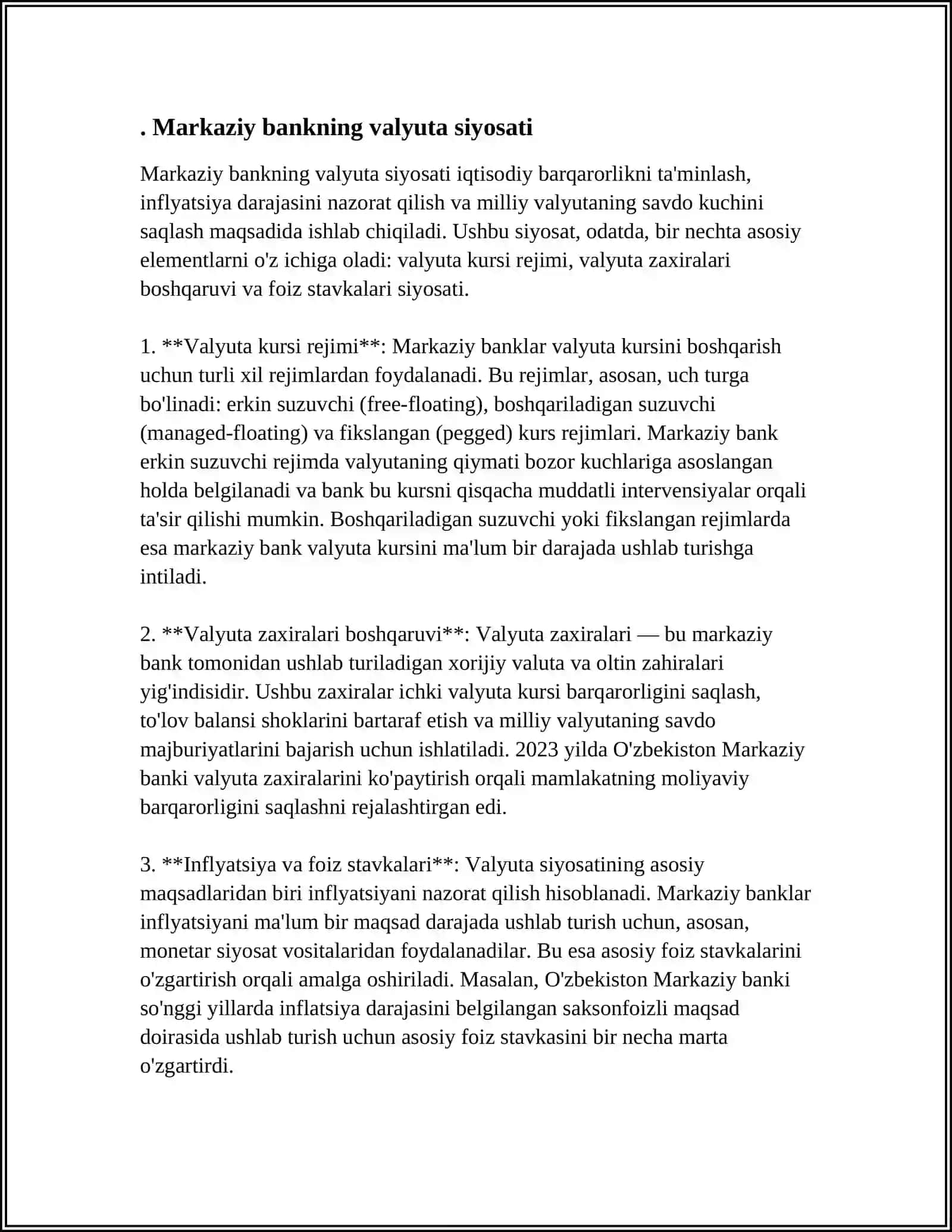 MARKAZIY BANK FUNKSIYALARI TO'GRISIDA 3