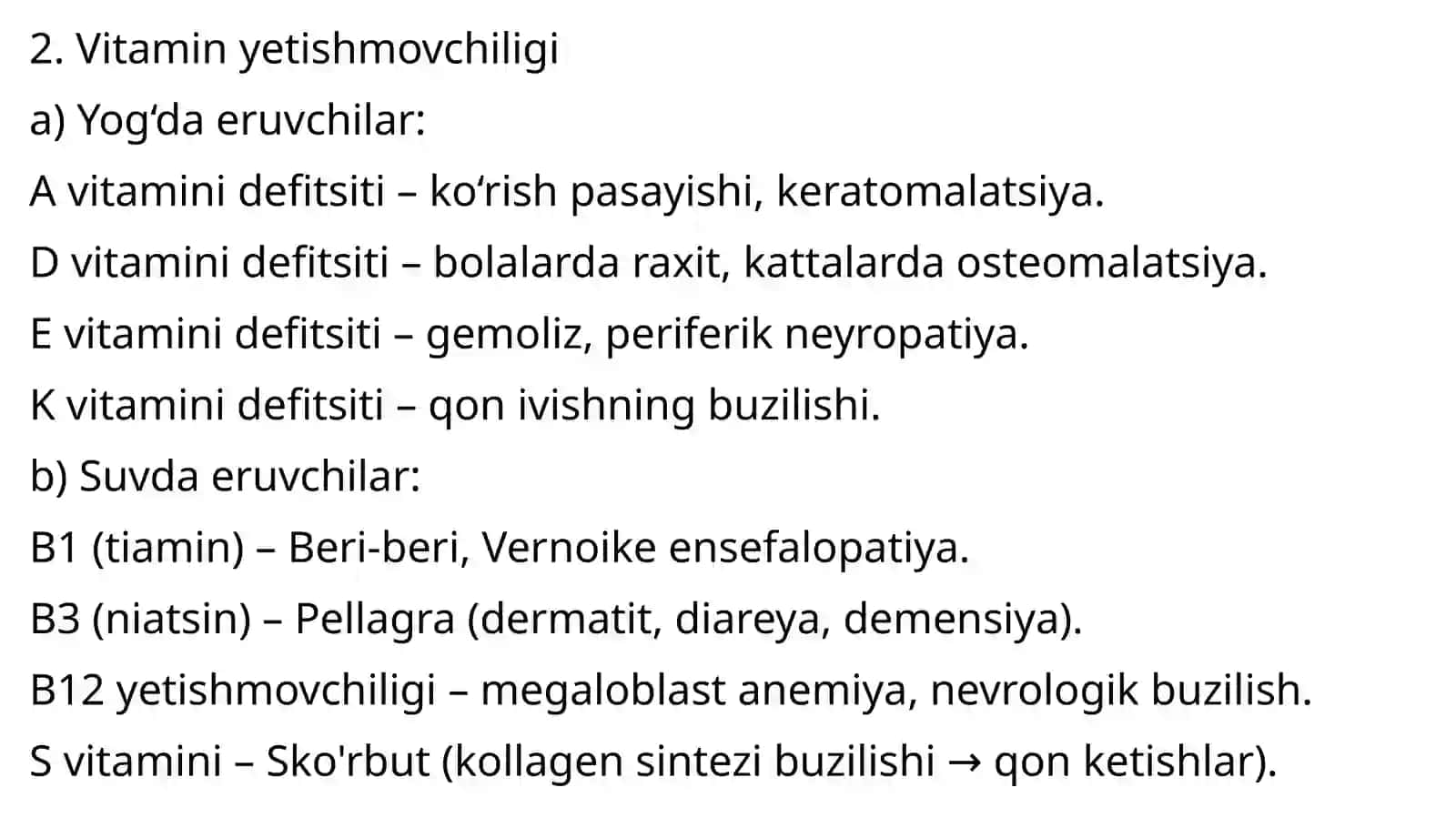 Ovqatlanish va tashqi muhit ta'sirlari bilan bog'liq bo'lgan kasalliklar 3