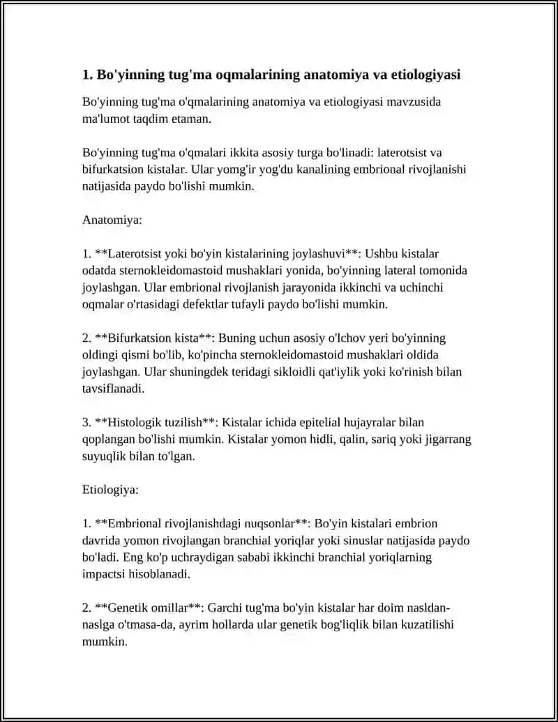 BO'YINNING TUG'MA OQMALARI VA KISTALARIDA OPCRATSIYALAR 3
