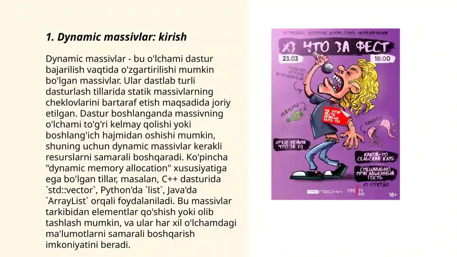 C++ da Dinamik massivlar 3