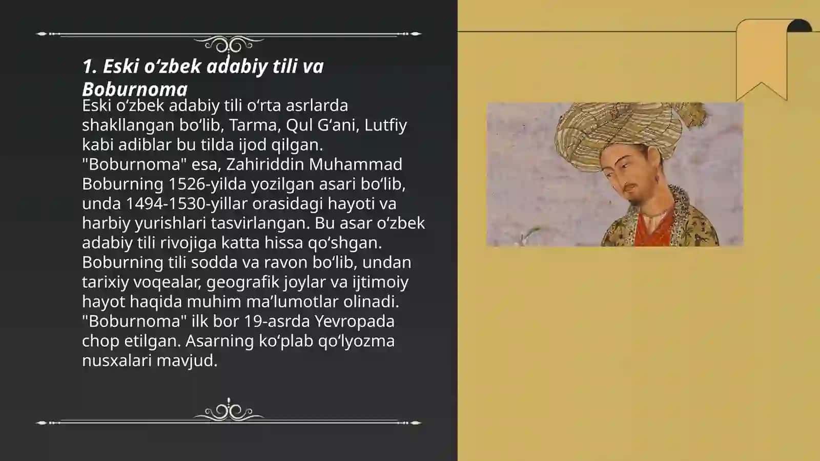 Eski oʻzbek adabiy tilida zoonimlar (“Boburnoma” tasnifida) 3