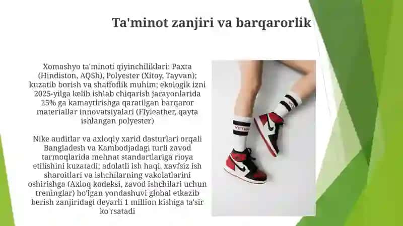 Nike tashkiloti haqida taqdimot 3