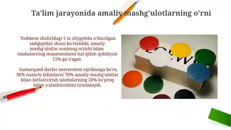 Akademik faoliyat integratsiya: nazariya va amaliyot uygunligi 3