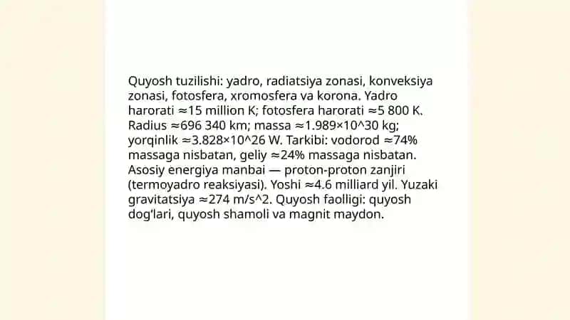Quyosh tizimi va sayyoralari 3