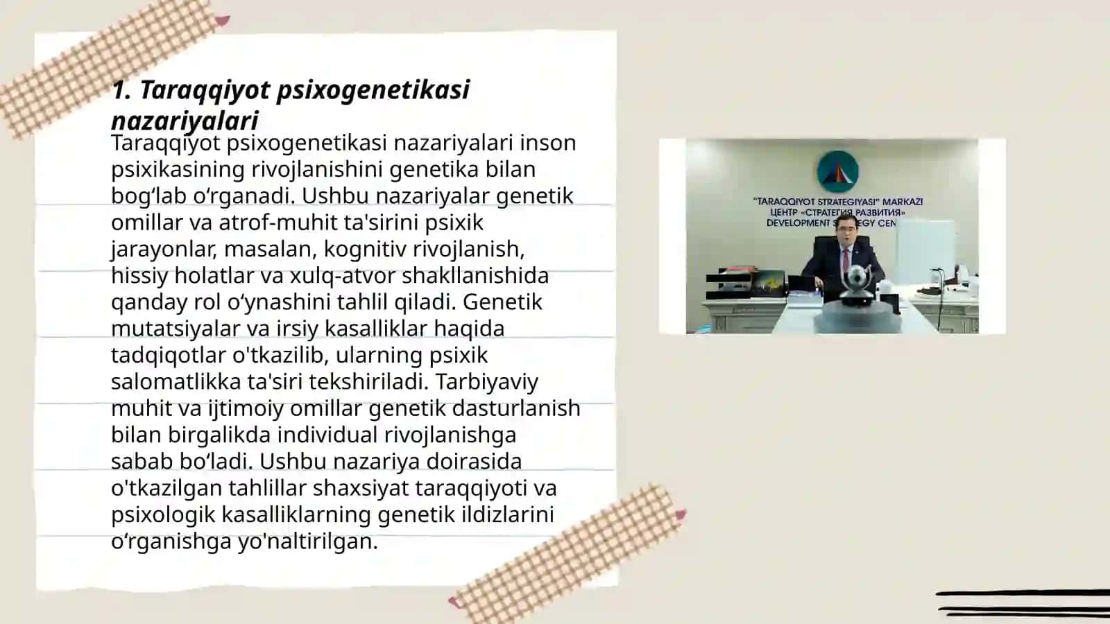 Taraqqiyot psixogenetikasi 3