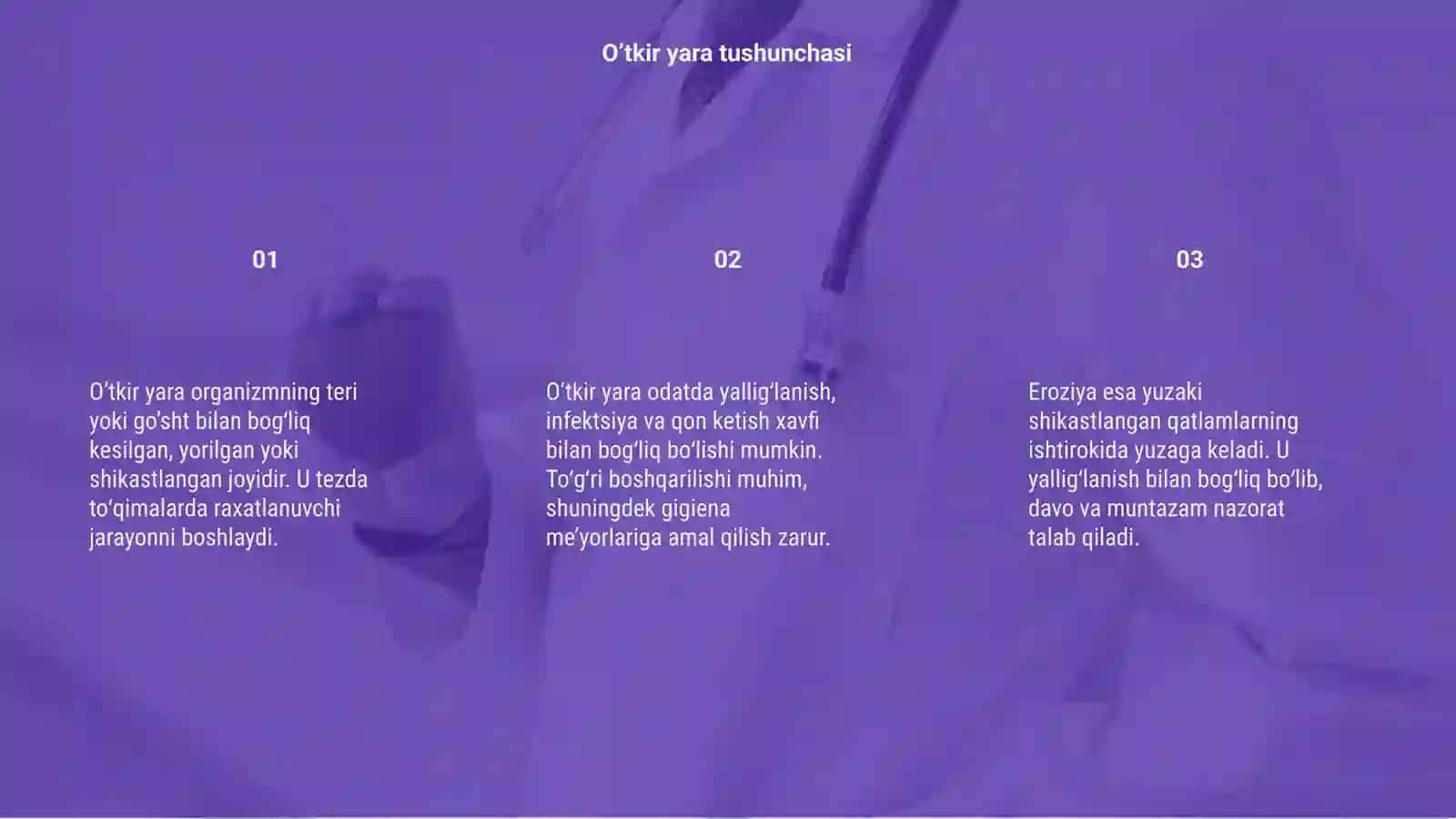 O'tkir yara va eroziya 3