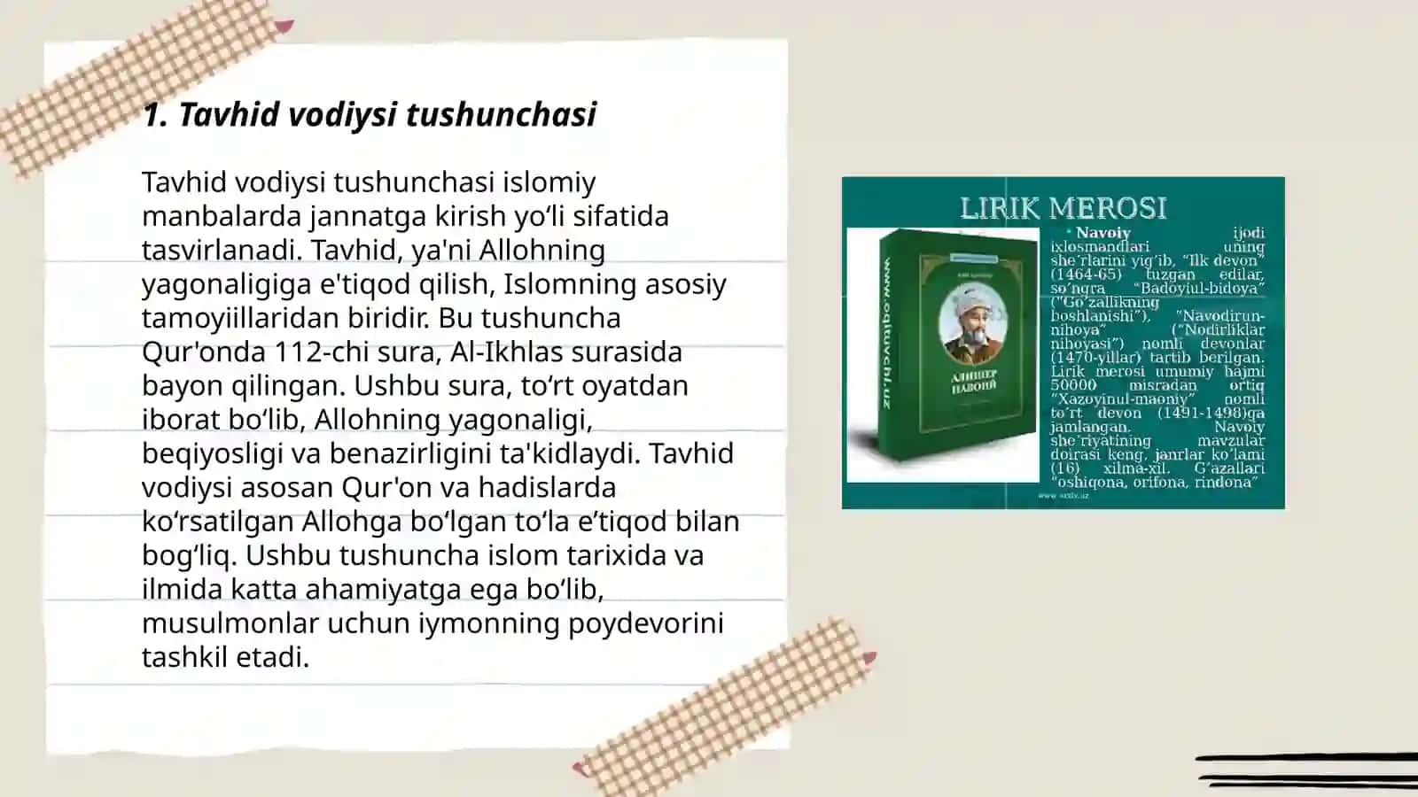 Alisher Navoiyning Lison ut tayr dostonidagi hikoyatlar tahlili 3