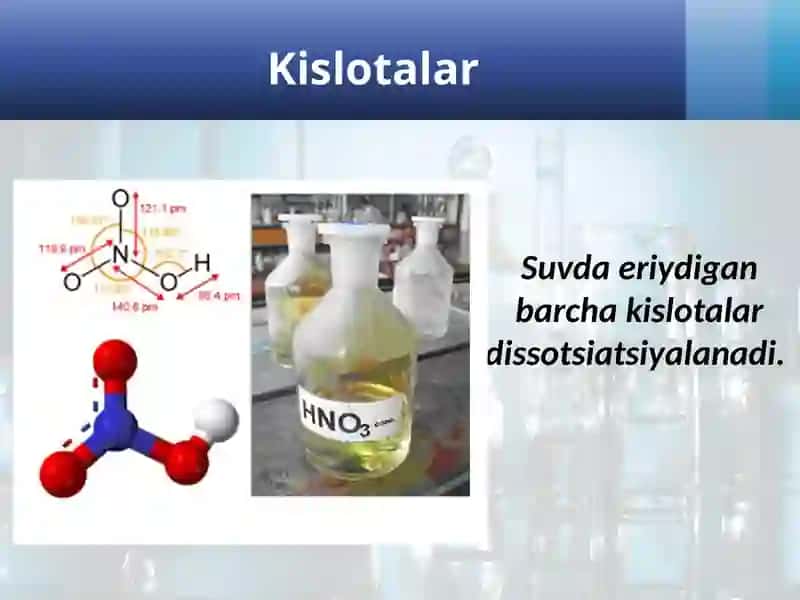 Kislota, Ishqorvatuzlarning Dissotsiatsiyalanishi 3