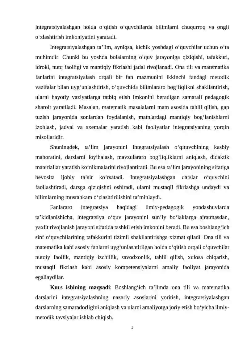 Boshlanģich ta‘limda ona tili va matematika darslarini integtatsiyalash 3
