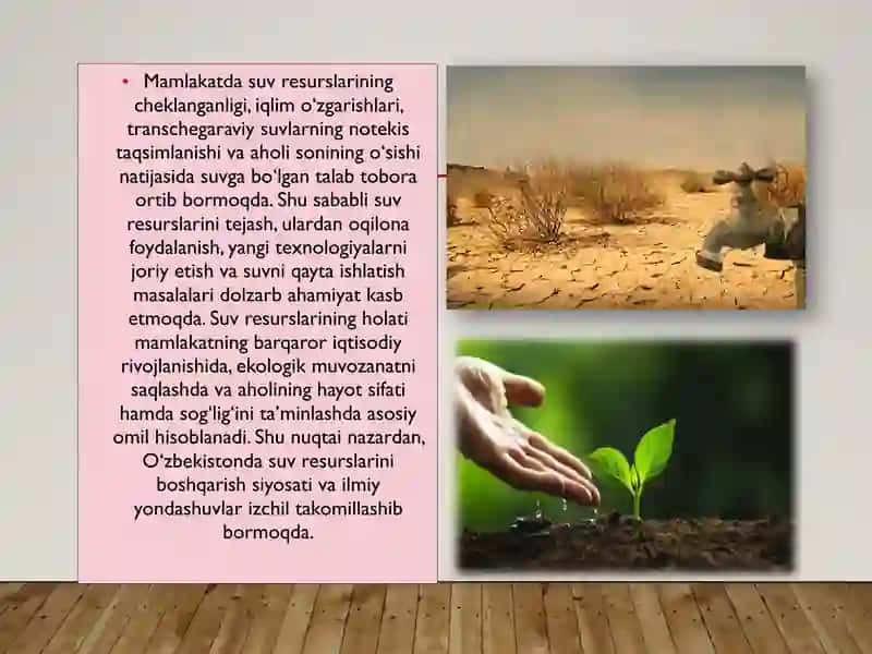 O‘zbekistonda suv resurslaridan foydalanishda yuzaga kelayotgan muammolar (okruglar misolida) 3