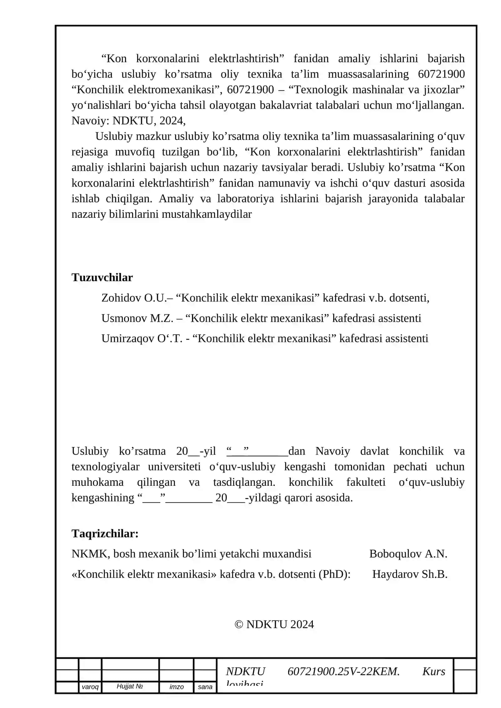 Kon korxonalarini elektrlashtirish 3