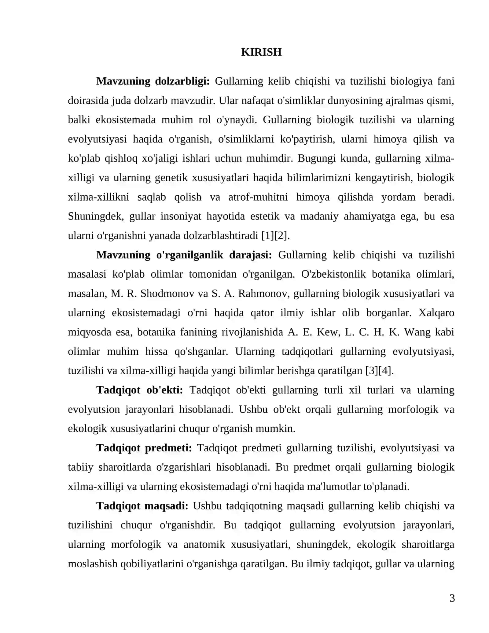 Gullarning kelib chiqishi va tuzilishi 3