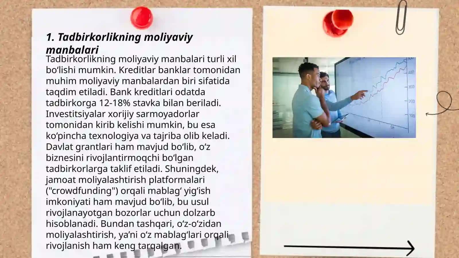 Tadbirkor kapitali va moliya manbalari 3