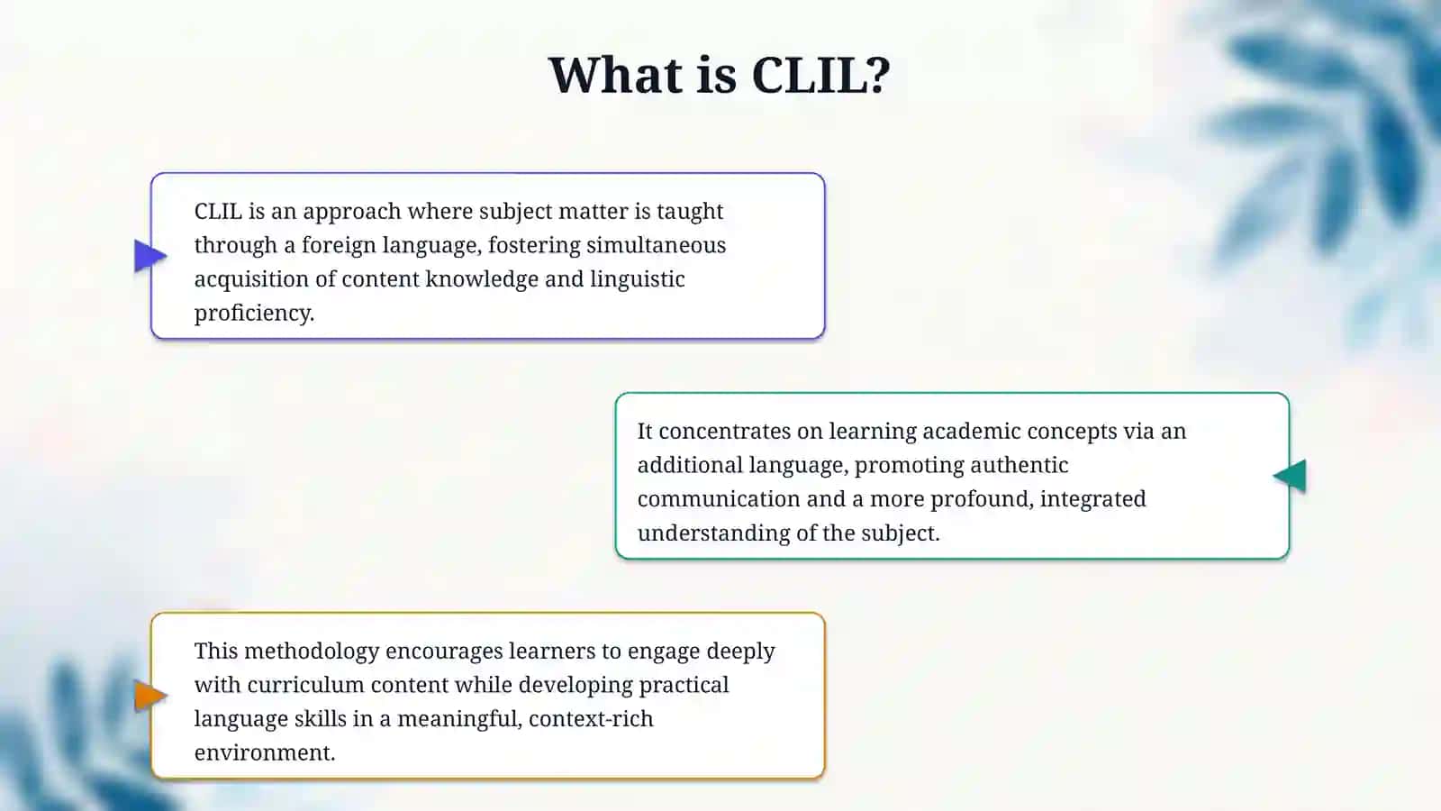 Content and language integrated learning 3