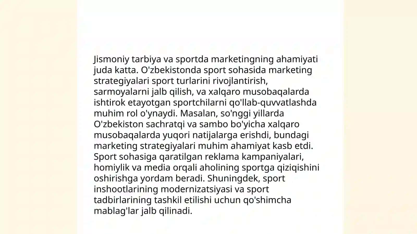 Jismoniy tarbiya va sport marketingi strategiyasi 3