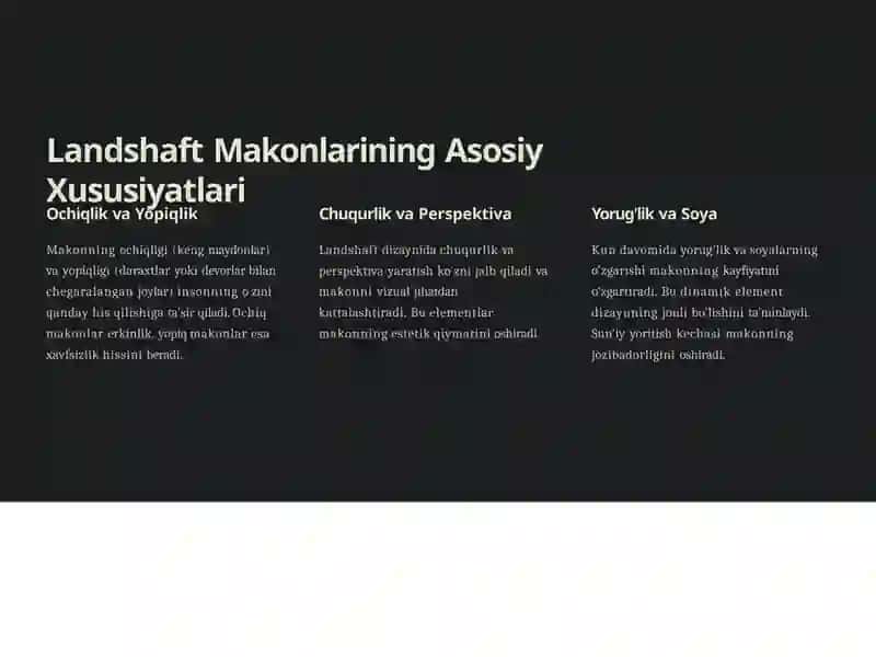 Landshaft Arxitekturasi: Idrok va Kompozitsiya Asoslari 3