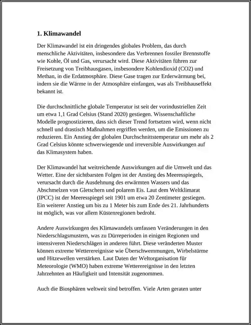Klimawandel 3