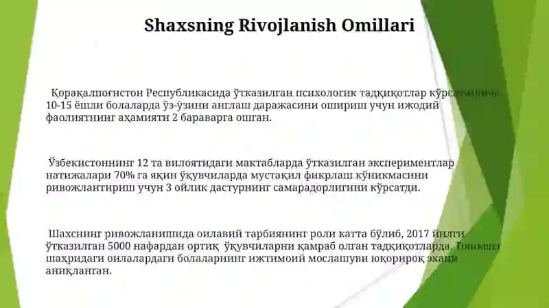 Ta'limning Ob'ekti va Sub'ekti Sifatida Shaxs 3