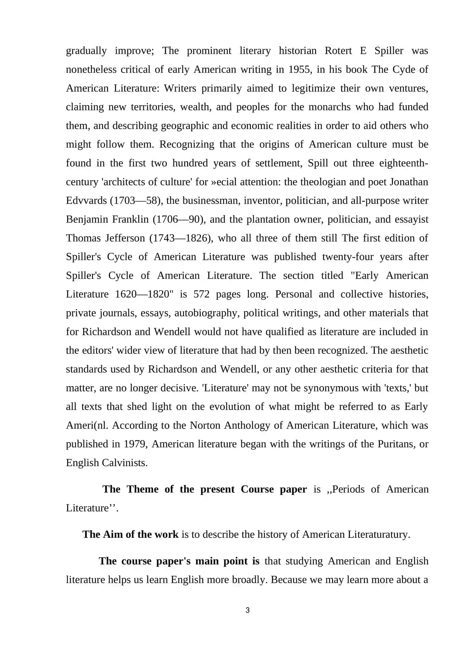 Literature of the United States 3