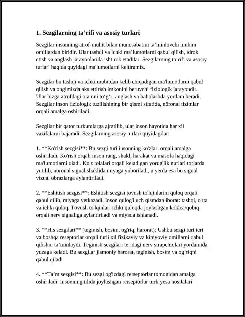 SEZGILARNING UMUMIY QONUNIYATLARI VA SEZGIRLIK 3