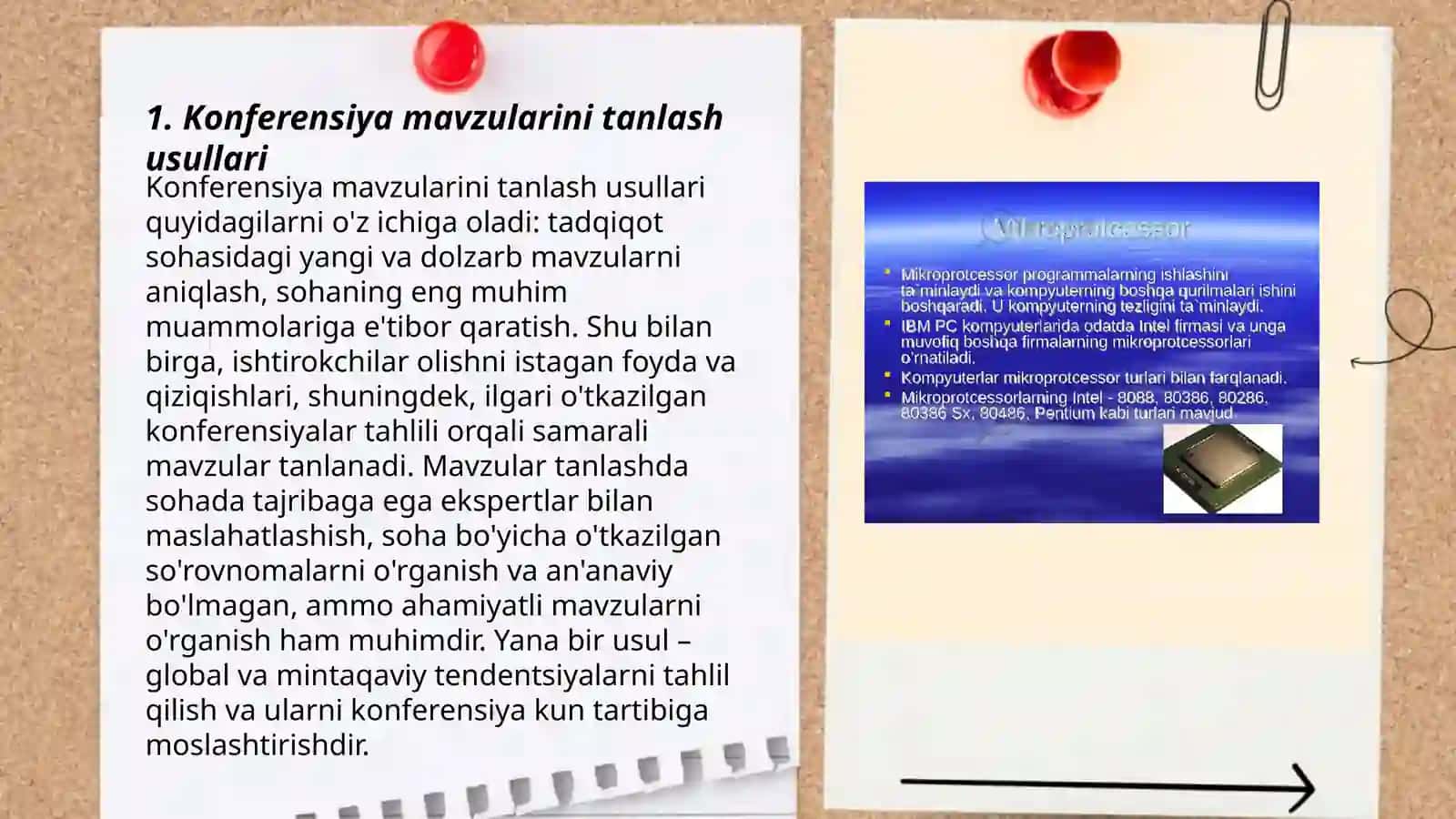 Konferensiya mavzularini tanlash usullari 3