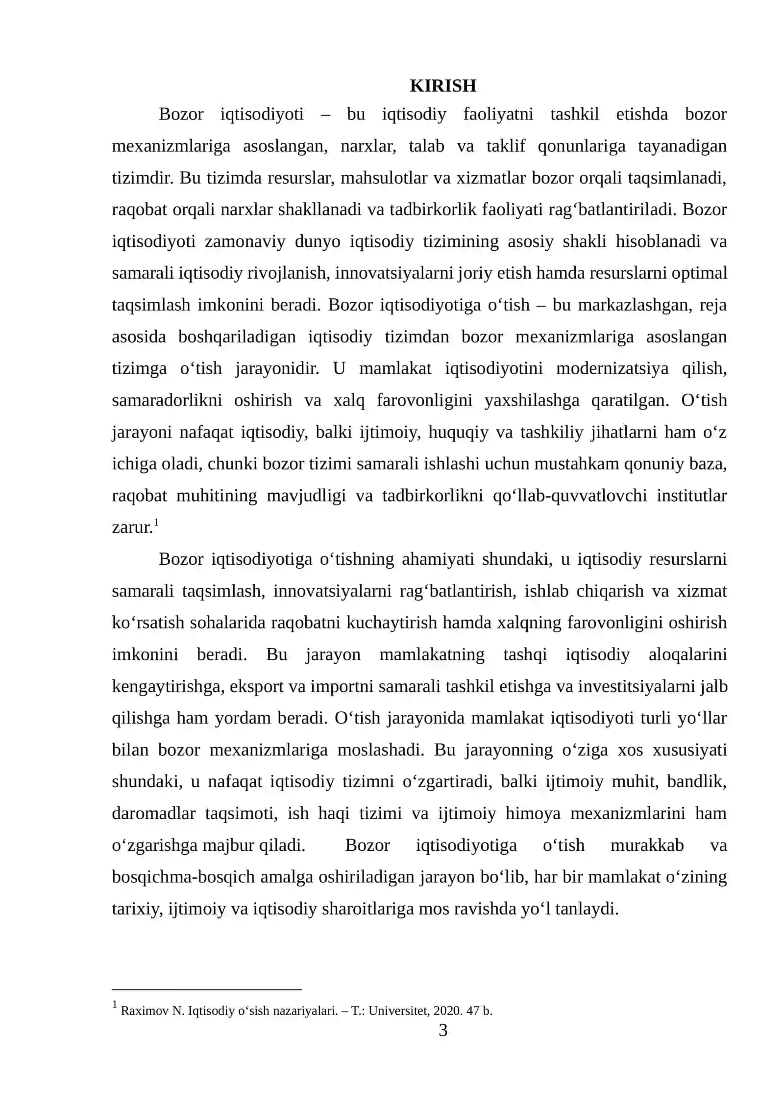 Bozor iqtisodiyotiga o‘tishning yo‘llari va xususiyatlari 3